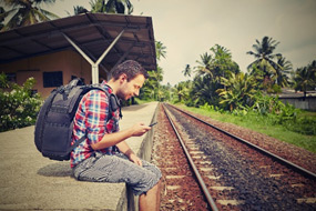 Man with Mobile Phone